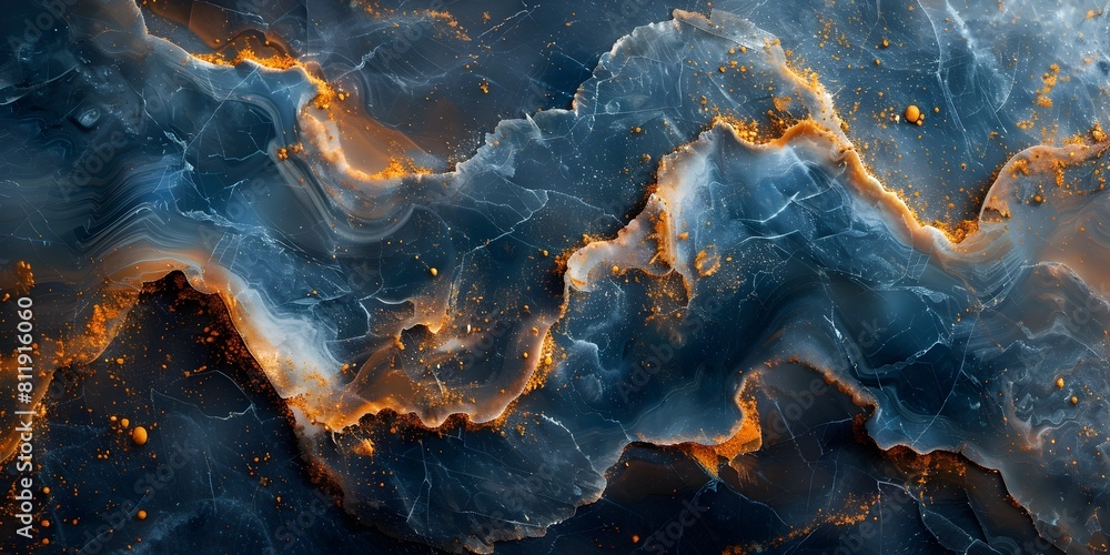 Fototapete captivating celestial marble textures and patterns showcasing dynamic energy and ethereal allure