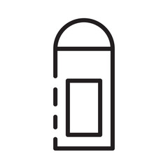 Beauty Cosmetic Girl Line Icon