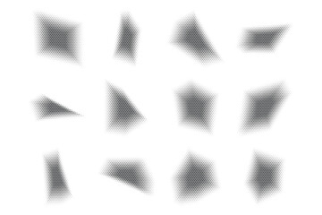 Halftone Hexagon Pattern, Reprographic Technique for Simulating Background Set Minimal Style Dynamic Wallpaper