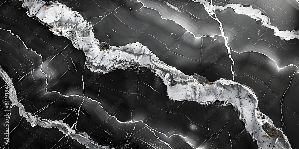 Poster mesmerizing monochrome marble masterpiece:captivating abstract patterns and textures