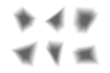 Halftone Hexagon Pattern, Reprographic Technique for Simulating Background Set Minimal Style Dynamic Wallpaper