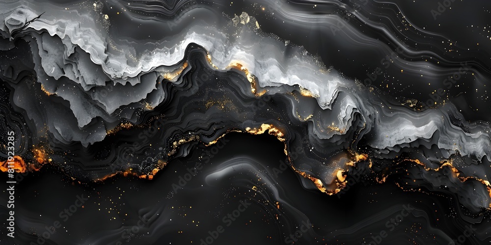 Aufkleber mesmerizing fractal patterns of cosmic swirls and celestial energies