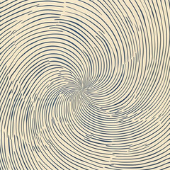Ivory and Slate Blue Swirling Vortex Pattern: Hypnotic and Calm