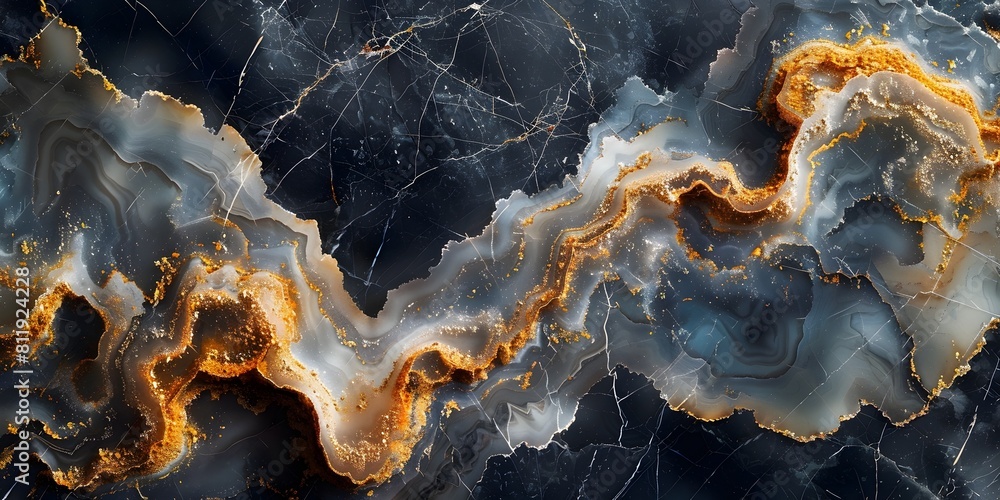Poster captivating abstract marble-inspired texture with swirling patterns and luxurious elegance