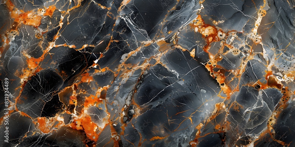 Poster striking monochrome marble textures with rich veining and intricate patterns