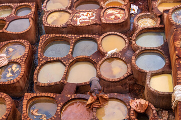 tanneries of Fez, Morocco
