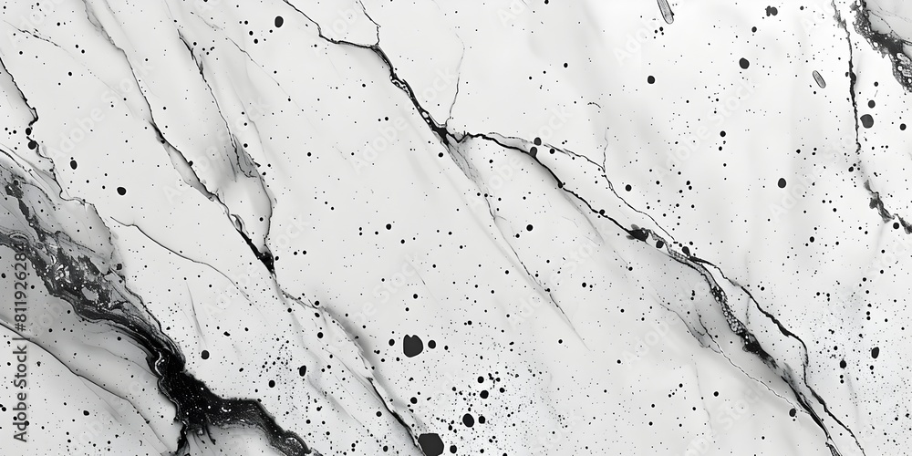 Poster monochromatic marble texture with elegant veining and swirling patterns on a sleek,minimalist backgr