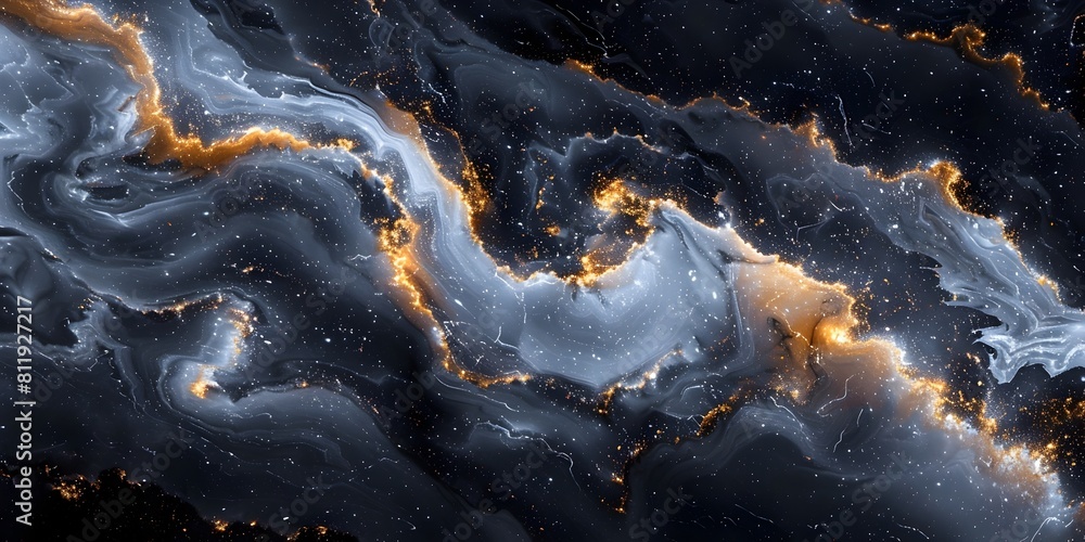 Poster Mesmerizing Marble Masterpiece:A Captivating Interplay of Swirling Hues and Captivating Patterns