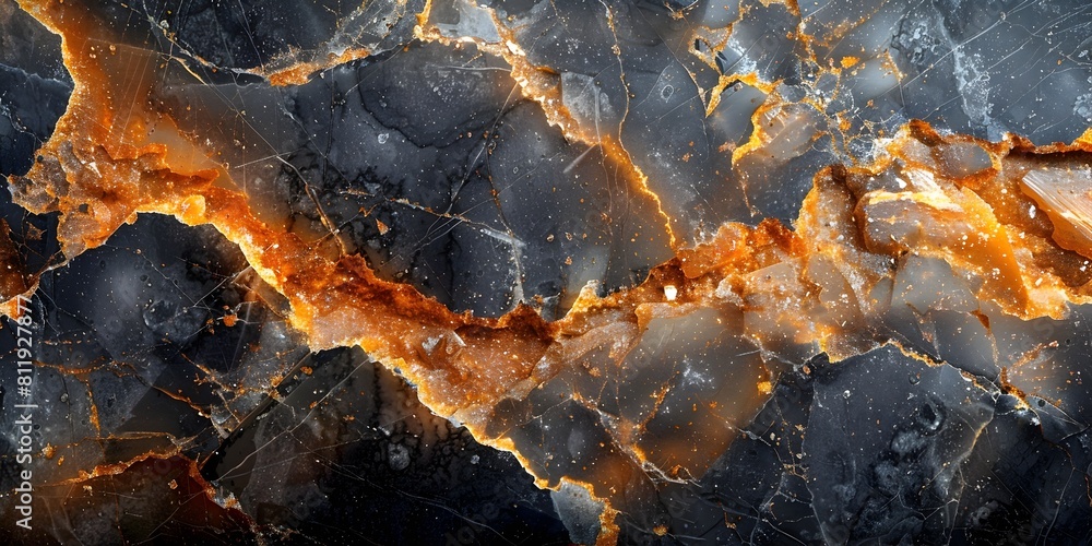 Poster striking marble texture with intricate patterns and captivating hues for elegant backgrounds and des