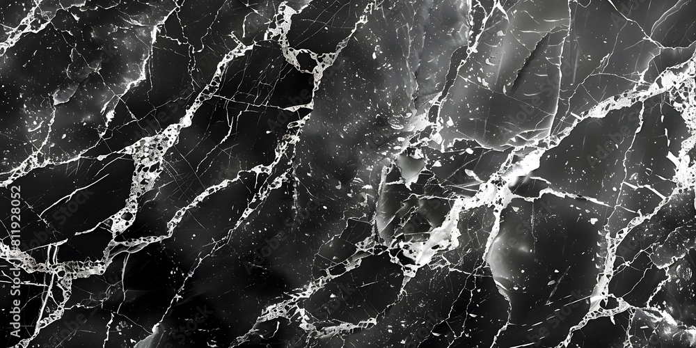 Poster black marble textured background with sleek monochrome geometric pattern for premium branding and mo