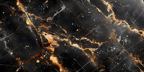 Captivating Marble Backdrop with Intricate Golden Veins for Luxurious and Elegant Designs