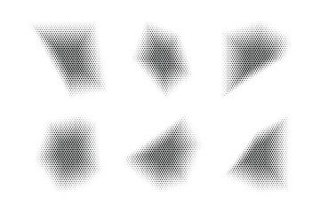 Halftone Hexagon Pattern, Reprographic Technique for Simulating Background Set Minimal Style Dynamic Wallpaper