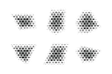 Halftone Hexagon Pattern, Reprographic Technique for Simulating Background Set Minimal Style Dynamic Wallpaper