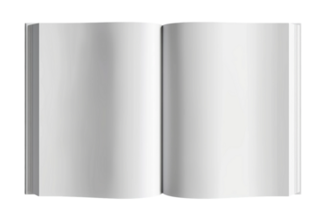 white book isolated on white