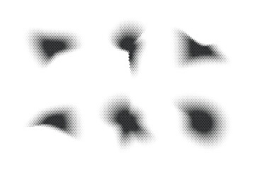 Halftone Hexagon Pattern, Reprographic Technique for Simulating Background Set Minimal Style Dynamic Wallpaper