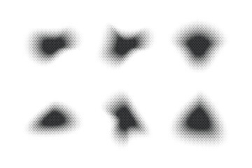 Halftone Hexagon Pattern, Reprographic Technique for Simulating Background Set Minimal Style Dynamic Wallpaper