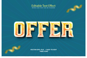 Offer 3D Text Effect