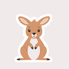 Cute Animal for young readers' picture book vector illustration