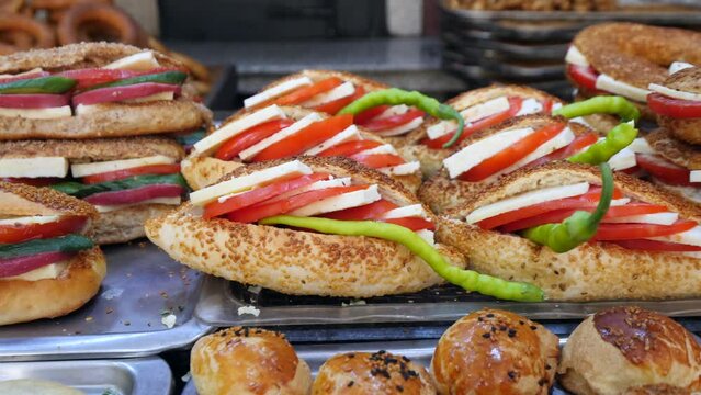 Turkish street sandwich, popularly known as kumru.
