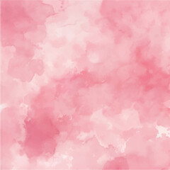 Abstract pink watercolor background. Soft pastel water color paper texture. Light paint brush pattern. Watercolour splash background