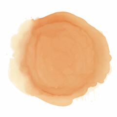 Abstract orange watercolor background. Watercolor splash	