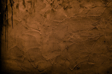 Old wall texture cement dark black brown background abstract grey color design are light with white...