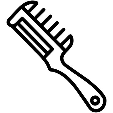 recommend clip art: comb Outline Icons