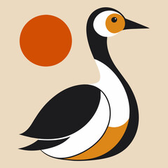 illustration of a duck