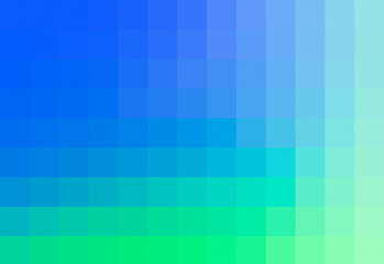 gradient blue green pixel palette square mosaic grid crystal texture abstract colorful shades background