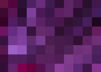 Fototapete Rund Minecraft purple shades pixel dark violet mosaic square palette grid pattern monochrome abstract minecraft background   © Steven