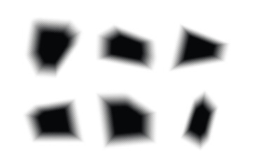 Halftone Hexagon Pattern, Reprographic Technique for Simulating Background Set Minimal Style Dynamic Wallpaper