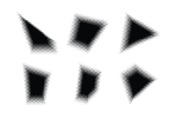 Halftone Hexagon Pattern, Reprographic Technique for Simulating Background Set Minimal Style Dynamic Wallpaper