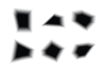 Halftone Hexagon Pattern, Reprographic Technique for Simulating Background Set Minimal Style Dynamic Wallpaper