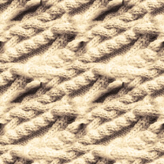 Scandinavian Clothes. Pink Wool Texture Pattern.