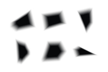 Halftone Hexagon Pattern, Reprographic Technique for Simulating Background Set Minimal Style Dynamic Wallpaper