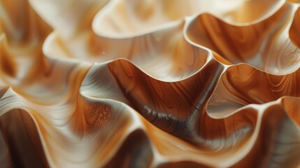 close-up of a wooden surface with a wavy pattern