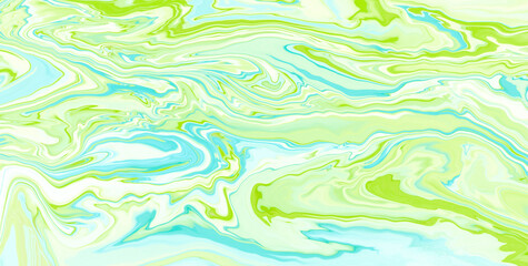 The Enchanting Dance: Free-Flowing Colors in Liquid Art with an Ethereal Touch