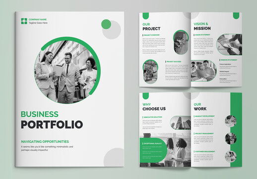 Business Portfolio Layout Template