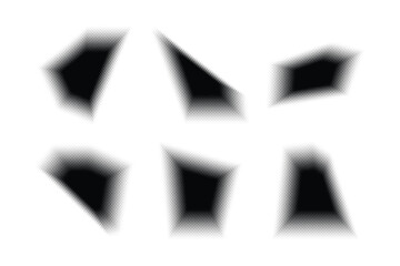 Halftone Hexagon Pattern, Reprographic Technique for Simulating Background Set Minimal Style Dynamic Wallpaper