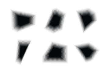 Halftone Hexagon Pattern, Reprographic Technique for Simulating Background Set Minimal Style Dynamic Wallpaper