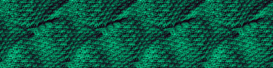 Scandinavian Design. Emerald Wool Sweater Texture