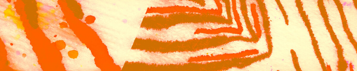 Fototapeta premium Autumn Wallpaper Fabric Design. WhiteWatercolor