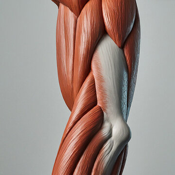 human hand anatomy model