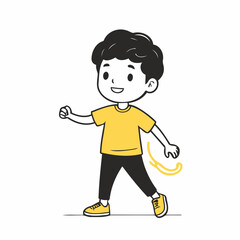 Cute vector illustration of a Character for toddlers