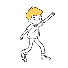 Cute Character vector illustration for kids' adventure tales