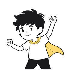 Vector illustration of a cute Character for children book