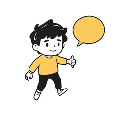 Cute vector illustration of a Character for children's bedtime stories