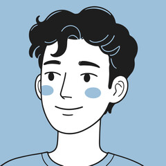 Vector illustration of a cute Character for children story book