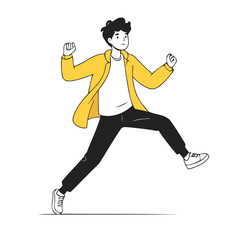 Cute Character for toddlers' learning books vector illustration