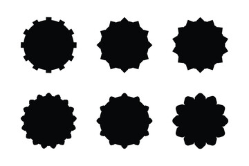 Emblem & Badge Logos Shape Pictogram Symbol Visual Illustration Set.